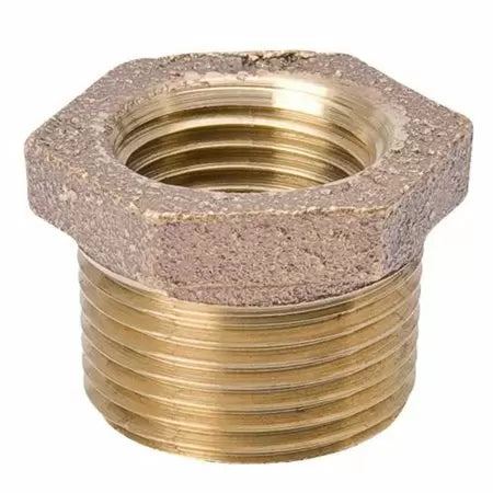 B & K Industries Red Brass Reducer Bushing 3/4 in. x 1/2 in.