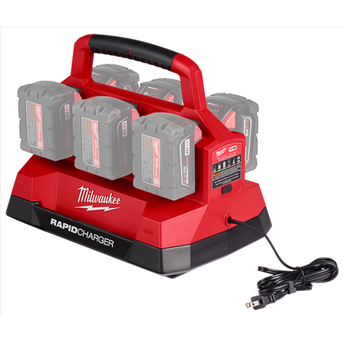 Milwaukee M18™ PACKOUT™ Six Bay Rapid Charger