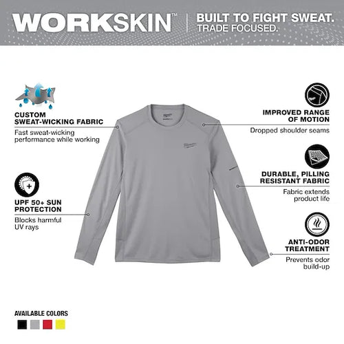 Milwaukee WORKSKIN™ Lightweight Performance Shirt - Long Sleeve