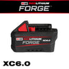 Milwaukee M18™ Redlithium™ Forge™ Xc6.0 Battery Pack (18V)