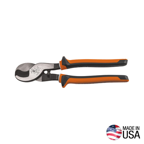 Klein Tools Electricians Cable Cutter, Insulated (9-5/8 Length)