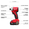 Milwaukee M18™ Compact Brushless 2-Tool Combo Kit (2-Tool  (3692-22CT))