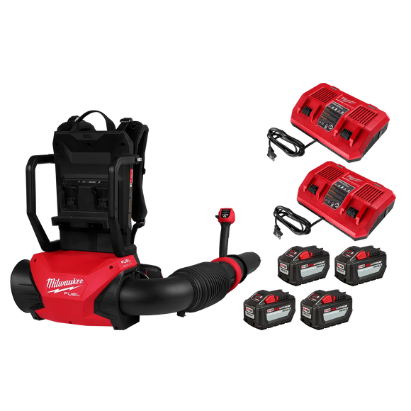 Milwaukee M18 FUEL™ Dual Battery Backpack Blower Kit (650 CFM 155 MPH 18V)