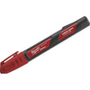 Milwaukee INKZALL Nib Point Red Liquid Paint Job Site Marker