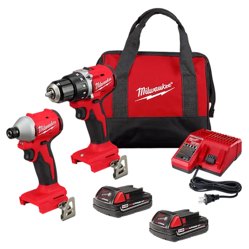 Milwaukee M18™ Compact Brushless 2-Tool Combo Kit (2-Tool  (3692-22CT))