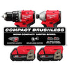 Milwaukee M18™ Compact Brushless 2-Tool Combo Kit (2-Tool  (3692-22CT))