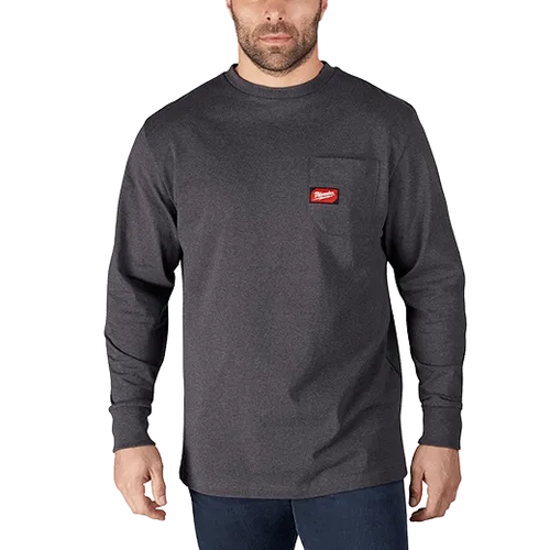 Milwaukee Heavy Duty Pocket T-Shirt - Long Sleeve