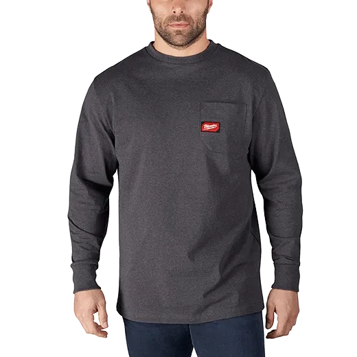 Milwaukee Heavy Duty Pocket T-Shirt - Long Sleeve