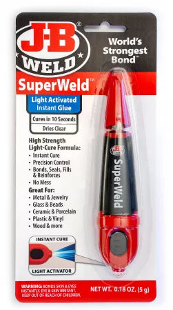 J-B Weld SuperWeld™ Light Activated Instant Glue 5g (5g)