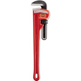 Pipe Wrench, Cast Iron, 6-In.,  .75-In. Jaw Capacity