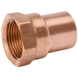 Pipe Adapter, Wrot Copper, 1-In. FPT