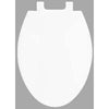 LDR Industries Elongated Plastic Toilet Seat, White