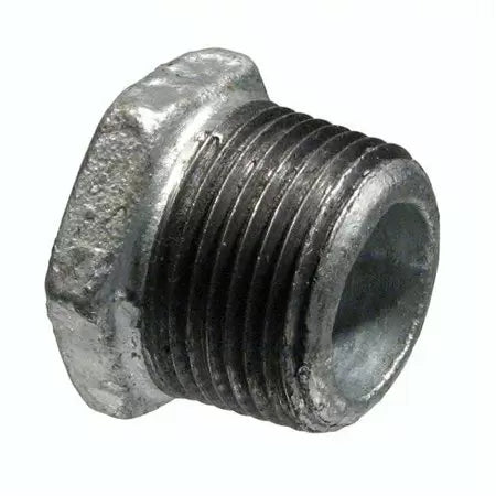 B & K Industries Hex Bushing 150# Malleable Iron Threaded Fittings 1/2