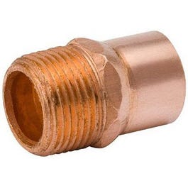 Pipe Adapter, Wrot Copper, 3/4-In. MPT