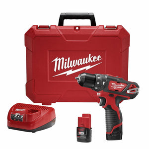 Milwaukee M12™ 3/8” Hammer Drill/Driver Kit