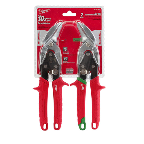 2-Piece Offset Aviation Snip Set