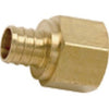 Pex Adapter, Lead Free,  .5-In. Brass Barb x .75-In. FPT