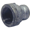 Pipe Fittings, Galvanized Coupling, 2 x 1-1/4-In.