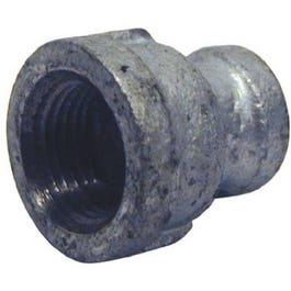 Pipe Fittings, Galvanized Reducing Coupling, 1-1/2 x 1-1/4-In.