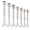 Milwaukee 7pc Ratcheting Combination Wrench Set - SAE