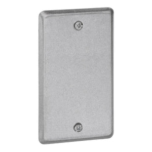 Thomas & Betts Steel City Utility Box Cover, Raised, 4-Inch Length by 2-1/8-Inch Width
