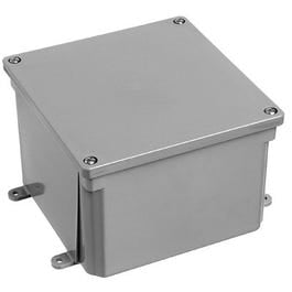 Electrical PVC Junction Box, 8 x 8 x 4-In.