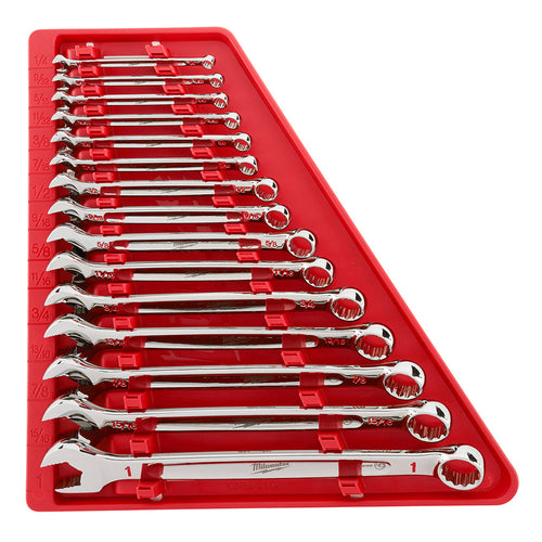 15-Piece Combination Wrench Set - SAE