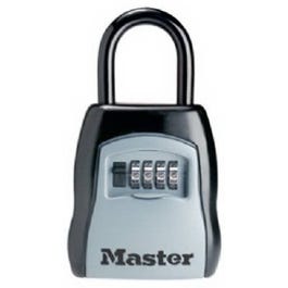 Key Storage Shackle Lock, Resettable, Holds 5