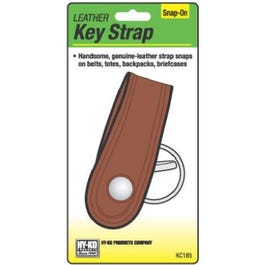 Key Strap, Leather With Metal Clip
