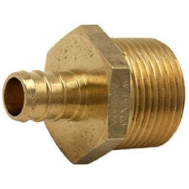 Adapter, Lead Free, .5 Brass Barb x .75-In. MPT