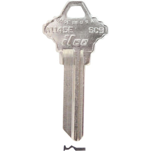 ILCO Schlage Nickel Plated House Key, SC9 (10-Pack)