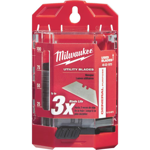 Milwaukee General Purpose 2-Point 2-3/8 In. Utility Knife Blade (75-Pack)