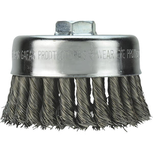 Milwaukee 4 In. Knotted .020 In. / .023 In. Angle Grinder Wire Brush