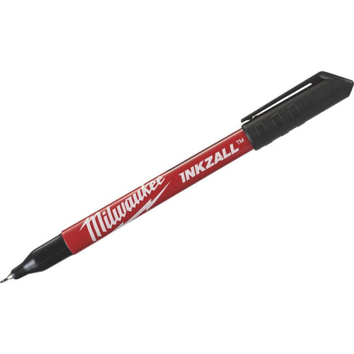 Milwaukee INKZALL Ultra Fine Point Black Job Site Pen (12-Pack)