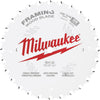 Milwaukee 10-1/4 In. 28-Tooth Framing Circular Saw Blade