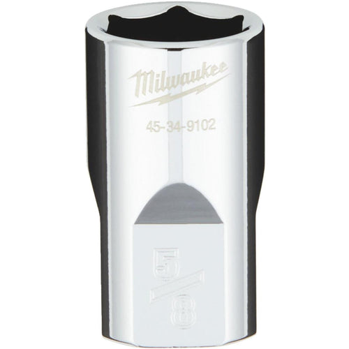 Milwaukee 1/2 In. Drive 5/8 In. 6-Point Shallow Standard Socket with FOUR FLAT Sides