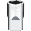 Milwaukee 1/2 In. Drive 11/16 In. 6-Point Shallow Standard Socket with FOUR FLAT Sides