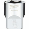 Milwaukee 1/2 In. Drive 15/16 In. 6-Point Shallow Standard Socket with FOUR FLAT Sides