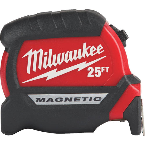 Milwaukee 25 Ft. Compact Wide Blade Magnetic Tape Measure