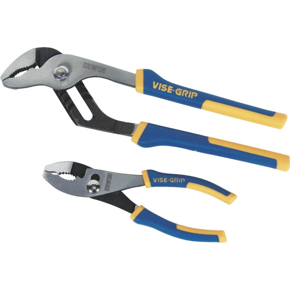 Irwin Vise-Grip ProPlier 6 In. Slip Joint and 10 In. Groove Joint Plier Set (2-Piece)