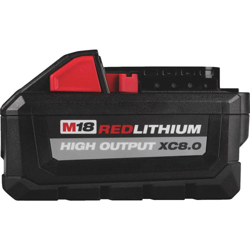Milwaukee M18 REDLITHUM 18 Volt Lithium-Ion 8.0 Ah High Output XC8.0 Tool Battery