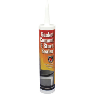 Meeco's Red Devil 10.3 Oz. Black Gasket Cement and Stove Sealer