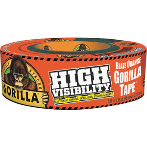 Gorilla 1.88 In. x 35 Yd. Heavy-Duty Duct Tape, High Visibility Orange