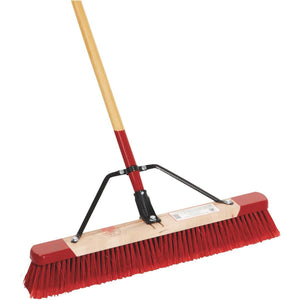 Harper 24 In. W. x 64 In. L. Wood Handle Multi-Purpose Medium Sweep Push Broom