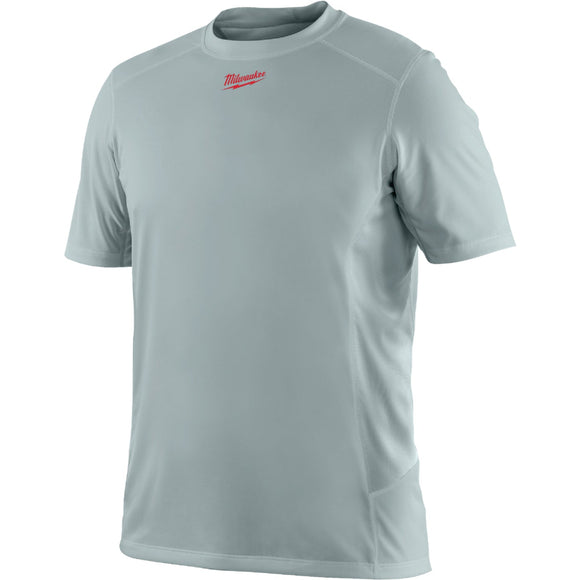 Milwaukee Workskin Large Gray Short Sleeve Men's Shirt