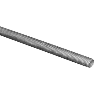 HILLMAN Steelworks 5/16 In. x 1 Ft. Steel Threaded Rod