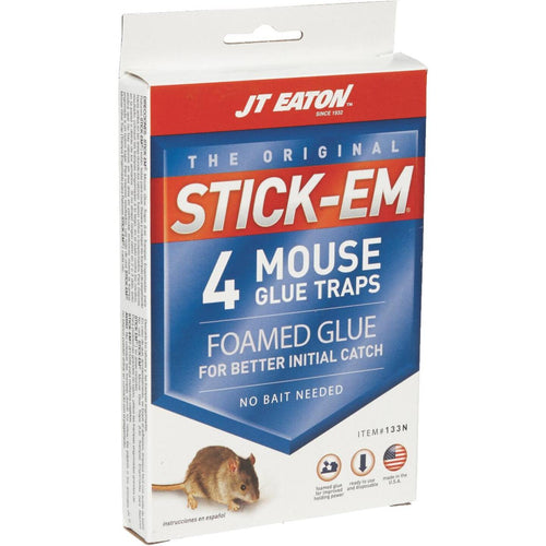 JT Eaton Stick-Em Glue Mouse Trap (4-Pack)