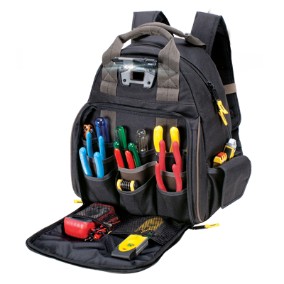 Custom Leathercraft Tech Gear™ 53 Pocket – Lighted Backpack