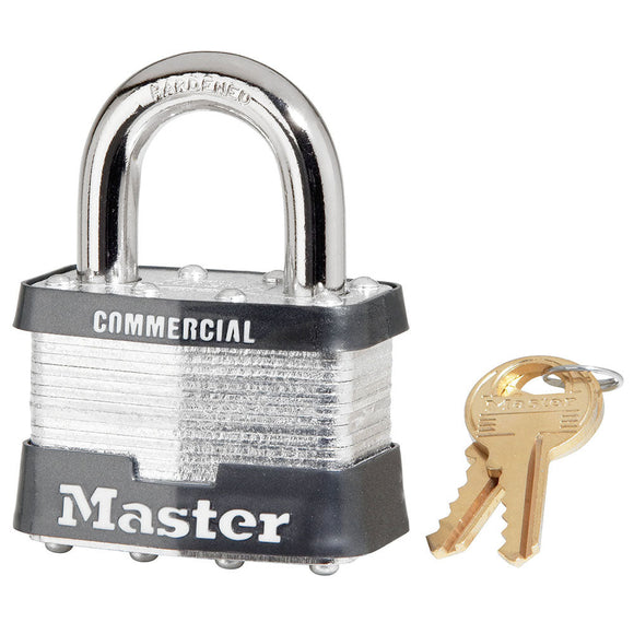 Master Lock Laminated Padlocks 2in (51mm) Wide Laminated Steel Pin Tumbler Padlock