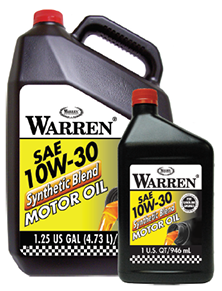 Warren Oil Synthetic Blend SAE 10W-30 GF-5 Motor Oil 1 quart